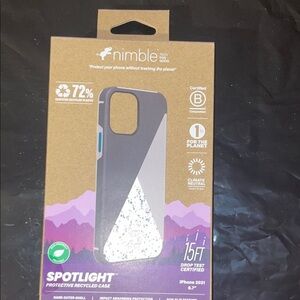 Nimble Activewear Spotlight Case - Black and Gray